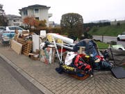Sperrgutsammlung in Hergiswil. (Bild: Kurt Liembd (9. November 2018))