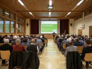 Rund 110 Personen kamen zur Information über die flankierenden Massnahmen in Bütschwil. (Bild: Sascha Erni)