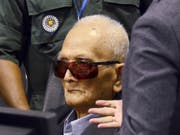 Gilt als einstiger Chefideologe des Rote-Khmer-Regimes: Nuon Chea. (Bild: KEYSTONE/AP Extraordinary Chambers In The Courts of Cambodia)