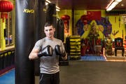 René Zaugg will mit Kampfsport seinen Lebensunterhalt verdienen. (Bild: Thomas Hary)