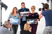 Die Erstplatzierten von links: Silvia Schild, Armin Nufer und Anita Lenz. (Bild: PD)