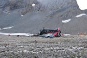 Blick auf die Absturzstelle der Ju-Air. (Bild: Keystone)
