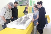 Auch die WOV profitiert vom Programm Agglomerationsverkehr. Im Bild das Modell der WOV an einer Ausstellung. (Bild: Paul Gwerder (Altdorf, 28. April 2018)