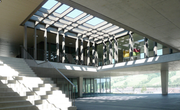 Blick in die neue Schulanlage Bündtmättli. (Bild: PD/Meyer-Gadient Architekten)
