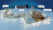 So soll sich der erster «Eiszauber» in St.Gallen vom 29. November bis 27. Januar 2019 präsentieren. (Bild: PD)