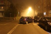 Die Unfallstelle an der Oststrasse. (Bilder: Stadtpolizei St.Gallen - 23. November 2018)