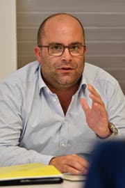 Raphael Rechsteiner kandidierte für das Hefenhofer Gemeindepräsidium. (Bild: Manuel Nagel)