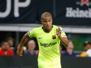 Barcelonas Rafinha verletzte sich erneut schwer am Knie (Bild: KEYSTONE/FR171389 AP/MICHAEL AINSWORTH)