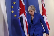 Premierministerin Theresa May am Brexit-Sondergipfel in Brüssel. (Bild: Sean Gallup/Getty (25. November 2018))