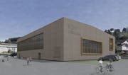 In dieser Form wird in Lütisburg keine neue Turnhalle entstehen. (Visualisierung: PD)