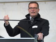 Raphael Lanz (SVP) bleibt weitere vier Jahre Thuner Stadtpräsident. Die grossen Gewinner bei den Gemeindewahlen vom Sonntag waren die Grünen. (Bild: KEYSTONE/MARCEL BIERI)