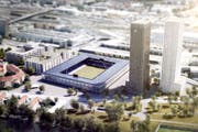 So soll das neue Stadion in Zürich aussehen. (Visualisierung: PD)