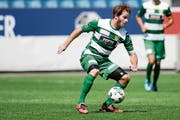 Schoss alle drei Krienser Tore im Tessin: Nico Siegrist. (Bild: Marc Schumacher/Freshfocus (26. August 2018))