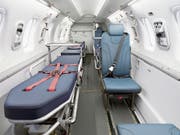 Blick in das Innere des PC-24-Jets in der Ambulanz-Version. (Bild: Pilatus/PD)