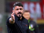 Milans Coach Gennaro Gattuso legte sich am Sonntag mit Italiens Innenminister Matteo Salvini an (Bild: KEYSTONE/EPA ANSA/MATTEO BAZZI)