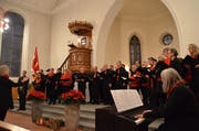 Der Frauen- und Männerchor Ottoberg konzertiert in der evangelischen Kirche Bussnang. (bild: Margrith Pfister-Kübler)