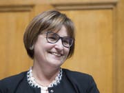 Die Tessiner SP-Nationalrätin Marina Carobbio ist Nationalratspräsidentin. Die grosse Kammer hat die 52-Jährige zu Beginn der Wintersession gewählt. (Bild: Keystone/ALESSANDRO DELLA VALLE)