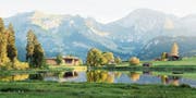 Standort des Klanghauses am Schwendisee oberhalb von Unterwasser. (Bild: St.Galler Baudepartement)