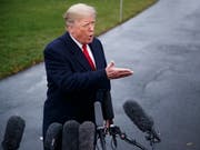 US-Präsident Donald Trump hat am Montag die Warnung der US-Behörden vor den wirtschaftlichen Folgen des Klimawandels vom Freitag zurückgewiesen. (Bild: KEYSTONE/EPA/SHAWN THEW)