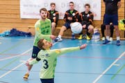 Widnau startete mit Captain Mario Kohler erfolgreich in die Hallensaison und holte in zwei Spielen zwei Siege. (Bild: Fabio Baranzini/Swiss Faustball)