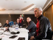 Vladimir Petkovic zieht vor den Journalisten Bilanz zum Jahr 2018 (Bild: KEYSTONE/TI-PRESS/ALESSANDRO CRINARI)