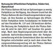 So informierte der Gemeinderat im« Blettli» im Juli 2017.