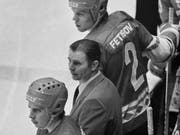 Legendärer Trainer an der Bande des sowjetischen Nationalteams und von ZSKA Moskau: Viktor Tichonow (Bild: KEYSTONE/AP)