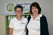 Erika Ulmann (r.) übernimmt per 1. Januar 2019 die Geschäftsstellenleitung des Hospiz-Dienstes Rheintal von Regula Bont. Das Büro befindet sich an der Kugelgasse 3 in Altstätten. (Bild: radi)