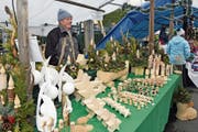Am Weihnachtsmarkt im Sarner Dorfkern wurde ein reichhaltiges Angebot präsentiert. (Bild: Robert Hess (Sarnen, 28. November 2018))