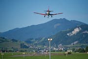 Der Flugplatz Buochs. (Bild: Corinne Glanzmann, 23. August 2017)