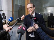 «Diese Affäre dauert schon viel zu lange», sagt der Präsident der FDP Genf, Alexandre de Senarclens. (Bild: Keystone/JEAN-CHRISTOPHE BOTT)