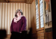 Margrit Küng hat ihr Büro im Pfarramt in Unterägeri bezogen. (Bild: Stefan Kaiser (28. November 2018))