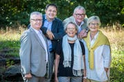 Die Jury des «Who is Who» der Thurgauer Zeitung 2018: Bernhard Koch, David Angst, Katharina Winiger, Rolf Müller und Sabine Ruf. (Bild: Reto Martin