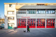 Auch das Depot der Berufsfeuerwehr St.Gallen muss sanierung und ausgebut werden. (Bild: Urs Bucher - 3. November 2017)