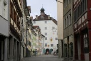 Der Hof zu Wil ist das dominanteste Gebäude in der gut erhaltenen Wiler Altstadt. Sein Ursprung liegt in einer Befestigungsanlage der Grafen von Toggenburg. (Bilder: Hans Suter)