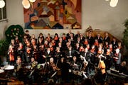 Der Frauenfelder BelCanto-Chor steht unter der Leitung von René Aebi. (Bild: PD)