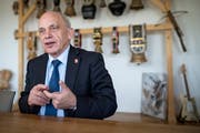Bundesrat Ueli Mauer wird wohl am 5. Dezember zum Bundespräsident erkoren. (Bild: Boris Bürgisser, Bern, 27. April 2018)