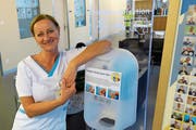 Petra Handler im Spital Muri. (Bild: Eddy Schambron)