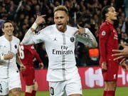 Neymar erzielte das 2:0 für Paris Saint-Germain (Bild: KEYSTONE/EPA/YOAN VALAT)