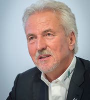 Dölf Früh: Von 2010 bis 2017 Präsident des FC St.Gallen. (Bild: Urs Bucher, 1.Dezember 2016)