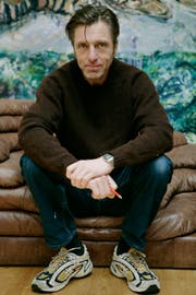 Albert Oehlen in Gais 2009. (Bild: Reto Martin)