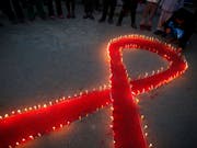 Unicef fordert mehr Geld und schnellere Fortschritte im Kampf gegen HIV bei Kinder und Jugendlichen. (Bild: KEYSTONE/AP/NIRANJAN SHRESTHA)