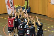 Hat die SG Obwalden, hier im Spiel gegen Lugano (1:3-Niederlage), auch morgen Nachmittag im Derby gegen den VBC Buochs einen Grund zum Feiern? (Bild: Roger Grütter (Sarnen, 10. November 2018)