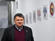 Gaudenz Domenig, der Präsident des HC Davos, muss in den nächsten Wochen die Weichen für die sportliche Zukunft der Bündner stellen (Bild: KEYSTONE/GIAN EHRENZELLER)