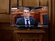 Verspricht einen Entscheid zum Rahmenabkommen in den nächsten Tagen: Aussenminister Ignazio Cassis im Ständerat. (Bild: KEYSTONE/ANTHONY ANEX)