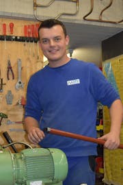 Patrick Grepper freut sich über seine Qualifikation zu den World Skills 2019 im russischen Kazan (Bild: Georg Epp (29. November 2018, Altdorf)