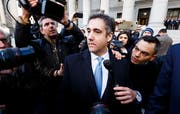 Michael Cohen, der Ex-Anwalt von US Präsident verlässt das Gericht. (Keystone/Justin Lane (News York, 29. November 2018))