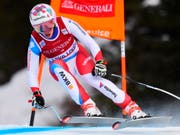 Michelle Gisin unterwegs zu ihrer besten Klassierung in der Abfahrt (Bild: KEYSTONE/AP The Canadian Press/FRANK GUNN)