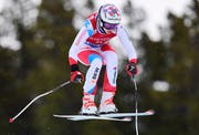 Michelle Gisin beim Training. (Frank Gunn/The Canadian Press via AP (Lake Louise, 28. November 2018))