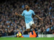 Raheem Sterling und Manchester City überforderten Southampton (Bild: KEYSTONE/AP/RUI VIEIRA)